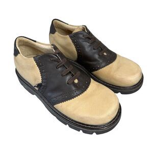Elefanten Boy's Leather Shoes Kids US 12 EU 30 Tan Brown